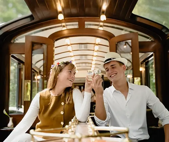 Pisco Experience on the Vistadome Observatory Train